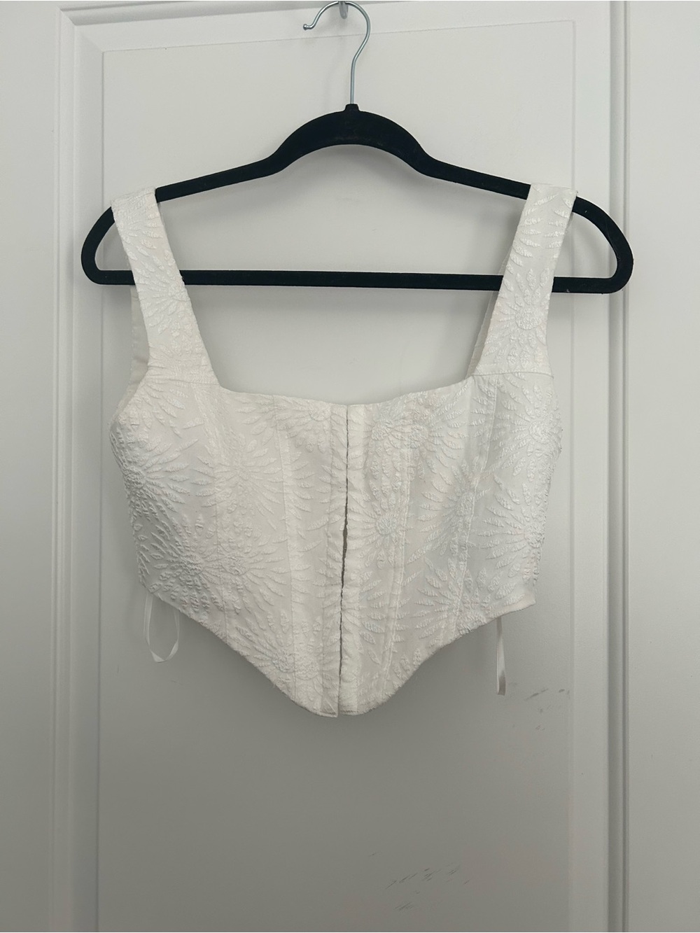 Princess Polly In Your Dreams Corset Hook And Eye Closure Crop Top